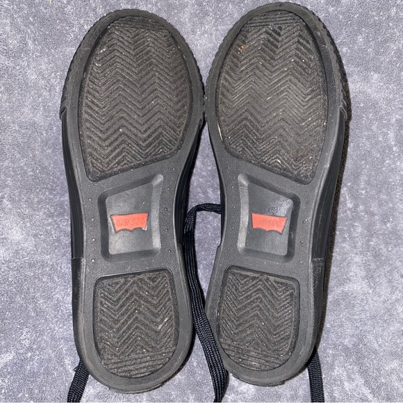 Levi's Black Sneakers with Thick Rubber Sole and Reinforced Toe Cap - Picture 7 of 12